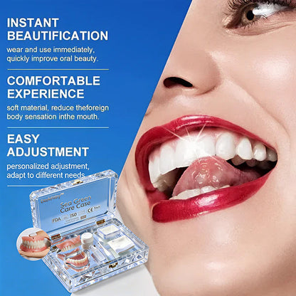 🏆Ends Today: 75% OFF! ⏰DarkFairy™ Medical Full Denture with Strong Suctiond Custom-Fit Full Functional Dentures🦷